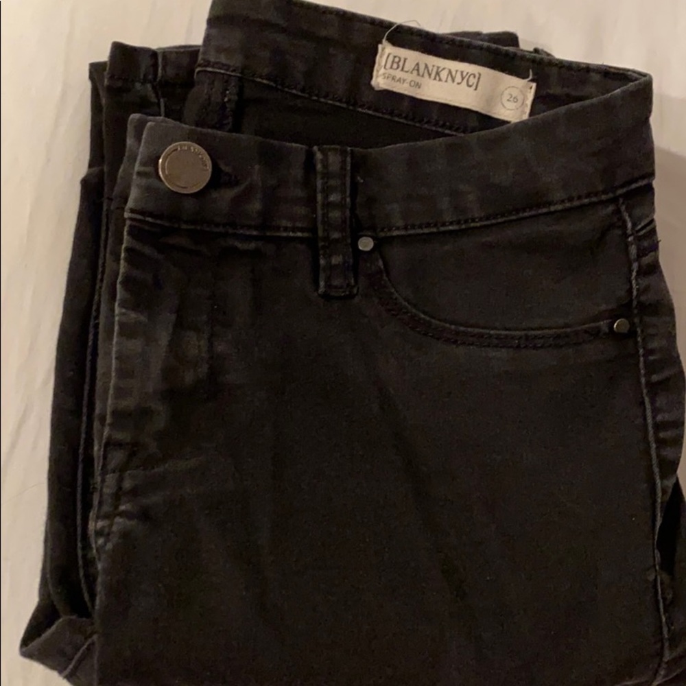 BlankNYC black skinny jeggings